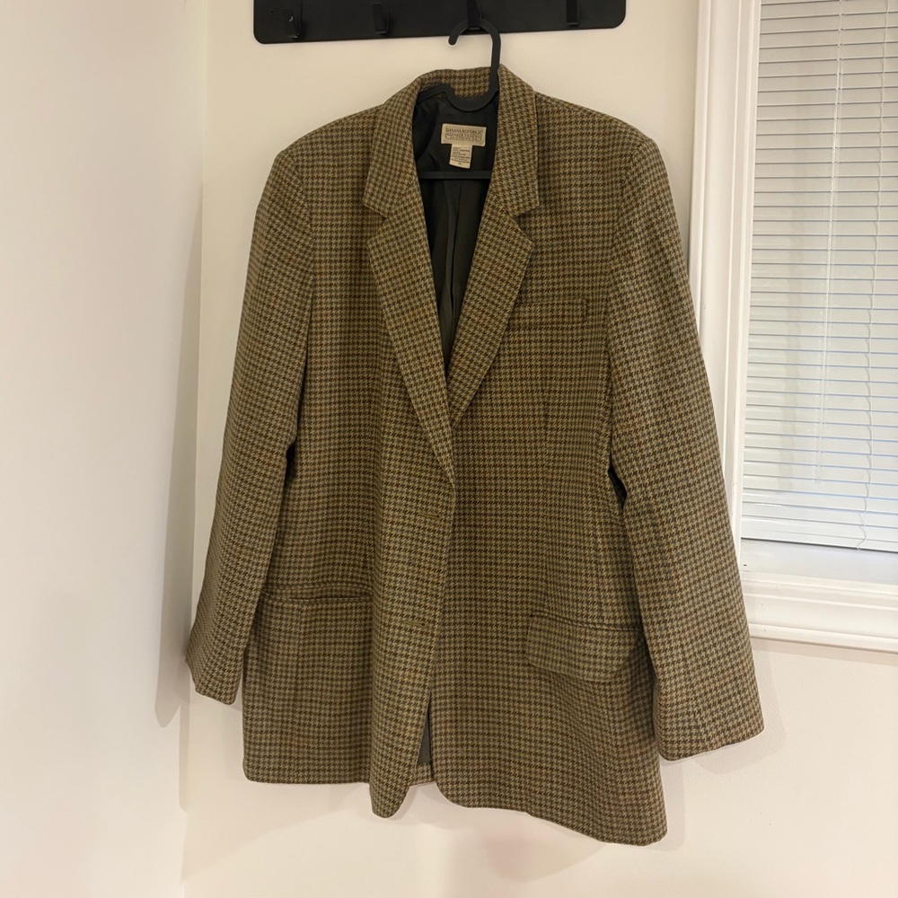Banana Republic Checkered Blazer